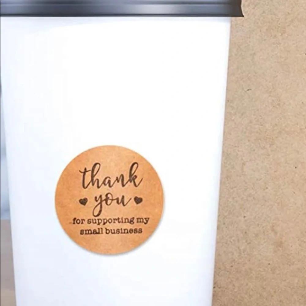 200ct~Thank you Stickers W/Bonus Bags 🌟🆕🌟 (2 Rolls For $20)